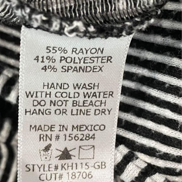 Caution to the Wind Girl’s Black/White Striped Romper - 6/7 - Picture 8 of 8